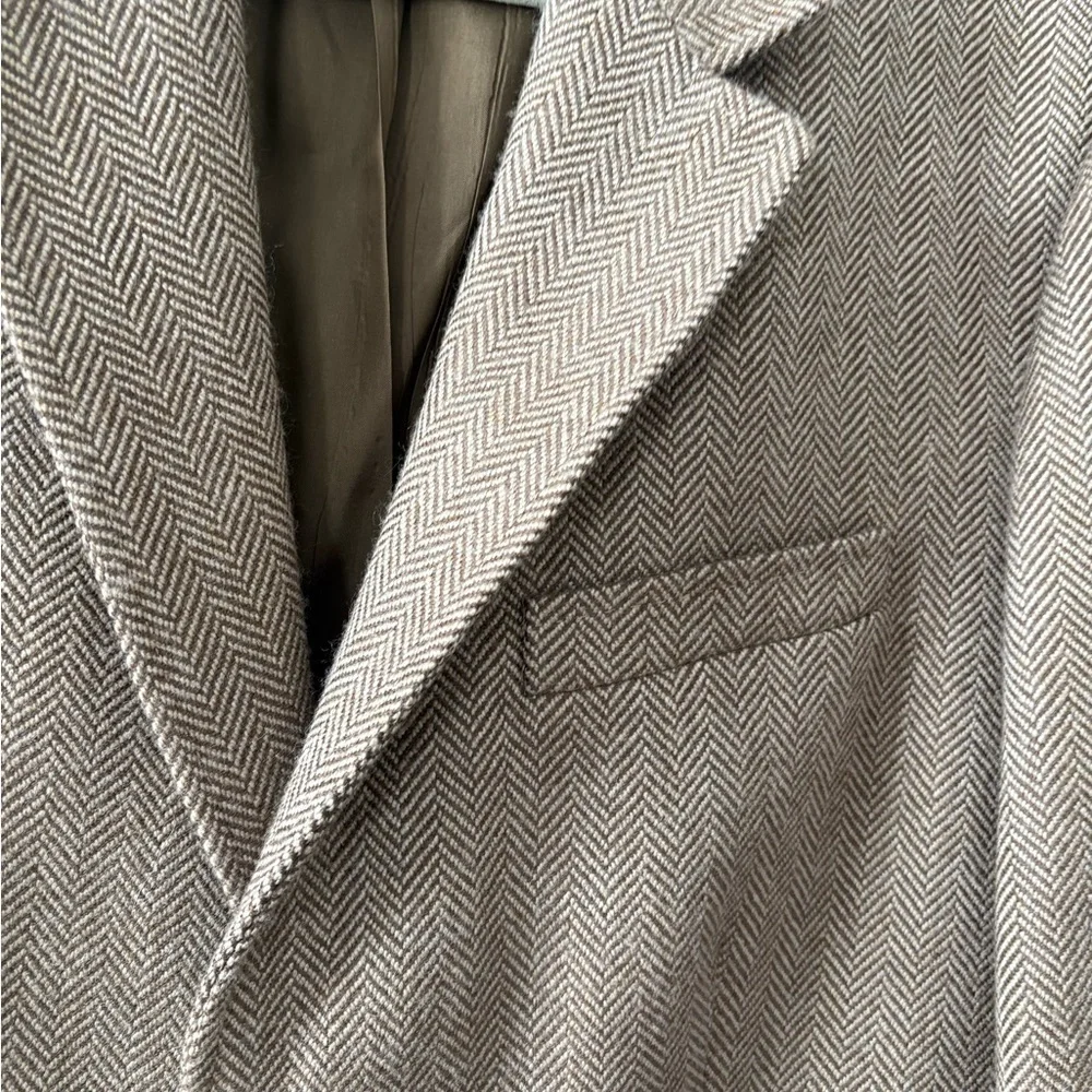 J. Crew Men’s Herringbone Wool Blazer